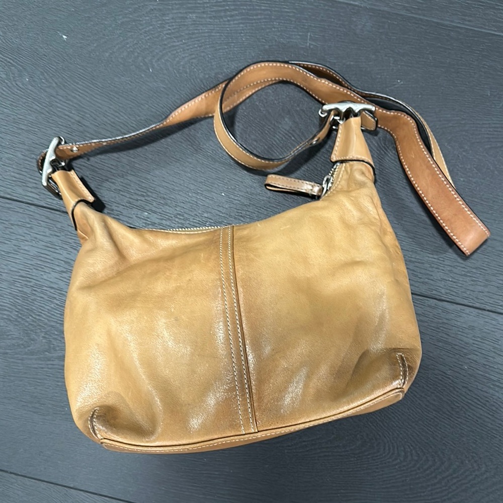 Tan Leather Shoulder Bag